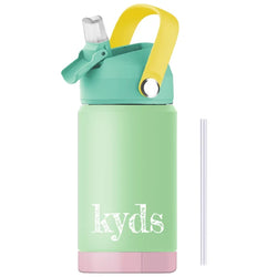 KYDS-1065 (Drinking Bottle - 350ml - GREEN/ROSA)