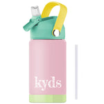 KYDS-1073 (Drinking Bottle - 350ml - Pink/Light Green)